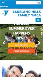 Mobile Screenshot of lakelandhillsymca.com